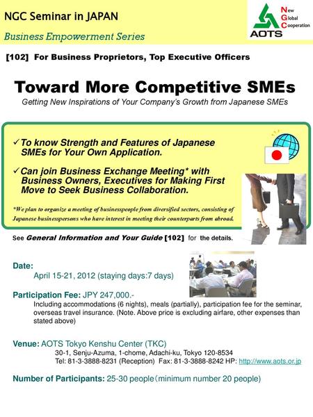 Toward More Competitive SMEs