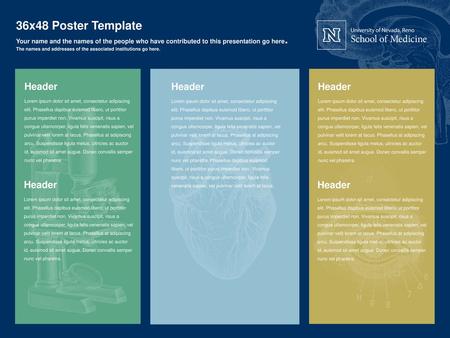 36x48 Poster Template Header Header Header Header Header