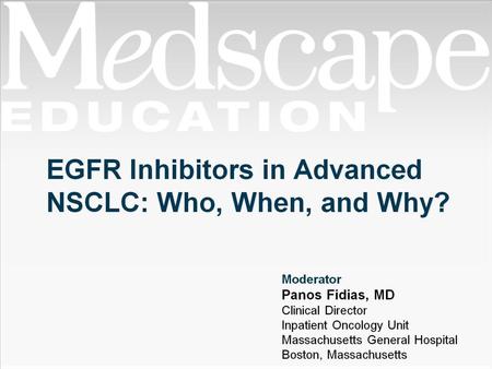 EGFR Inhibitors in Advanced NSCLC: Who, When, and Why?