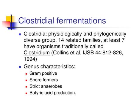 Clostridial fermentations