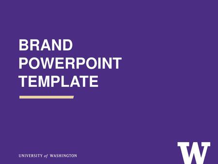 BRAND POWERPOINT TEMPLATE