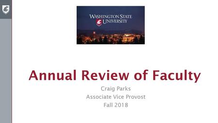 Annual Review of Faculty