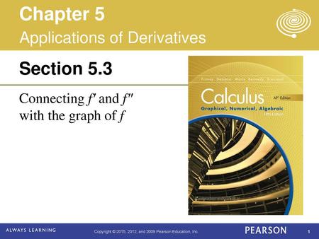 Connecting f′ and f″ with the graph of f