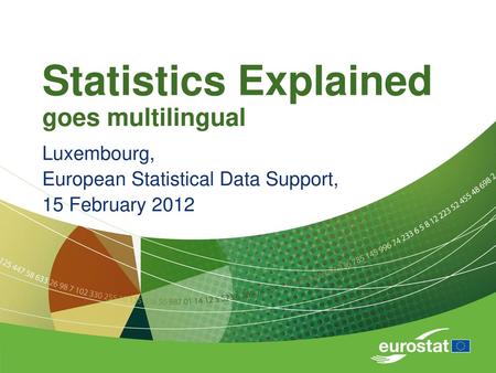 Statistics Explained goes multilingual