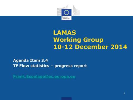 LAMAS Working Group December 2014