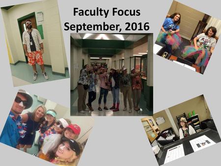 Faculty Focus September, 2016