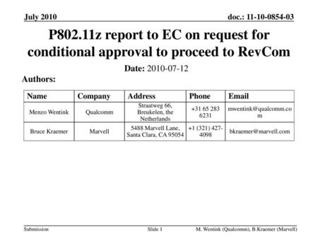 November 2008 doc.: IEEE /1437r1 July 2010