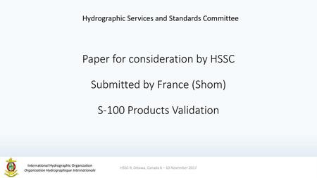 Hydrographic Services and Standards Committee