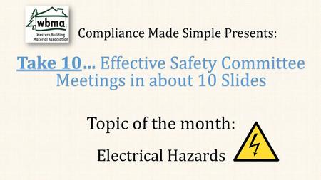 Compliance Made Simple Presents: