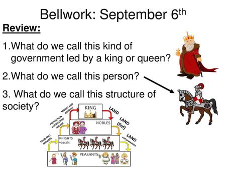 Bellwork: September 6th