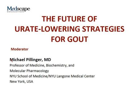 The future of urate-lowering strategies for gout