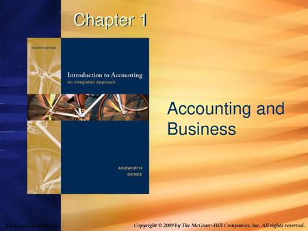 Accounting and Business