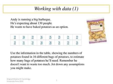 Working with data (1) [ S1.2 Extension Starter]