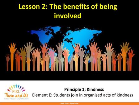 Lesson 2: The benefits of being involved