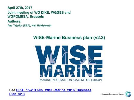 WISE-Marine Business plan (v2.3)