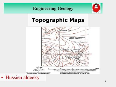 Engineering Geology Topographic Maps Hussien aldeeky.