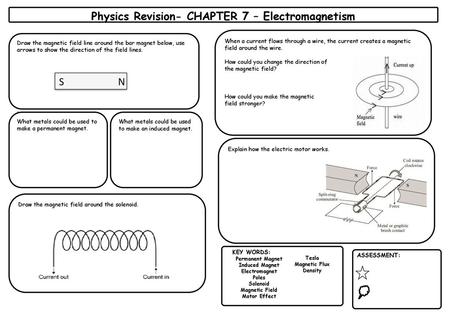 What metals could be used to make an induced magnet.