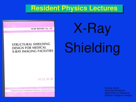 Resident Physics Lectures