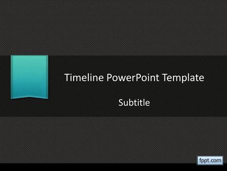 Timeline PowerPoint Template