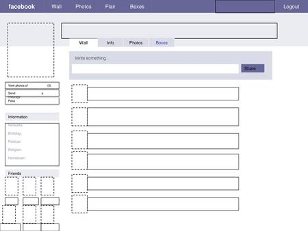 facebook Wall Photos Flair Boxes Logout Wall Info Photos Boxes