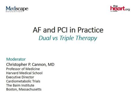 AF and PCI in Practice.