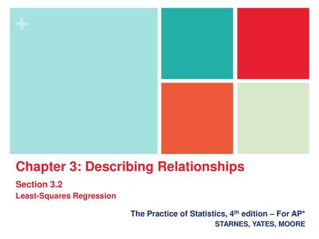 Chapter 3: Describing Relationships