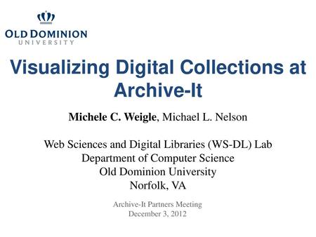 Visualizing Digital Collections at Archive-It