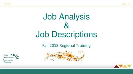 Job Analysis & Job Descriptions