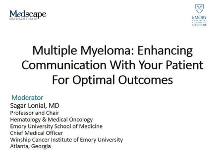 This program will include a discussion of off-label treatment and investigational agents not approved by the FDA for use in the US, and data that were.