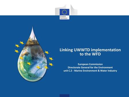 Linking UWWTD implementation to the WFD