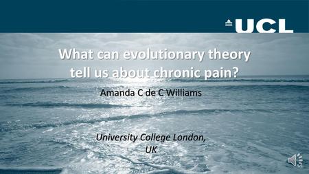 What can evolutionary theory tell us about chronic pain?