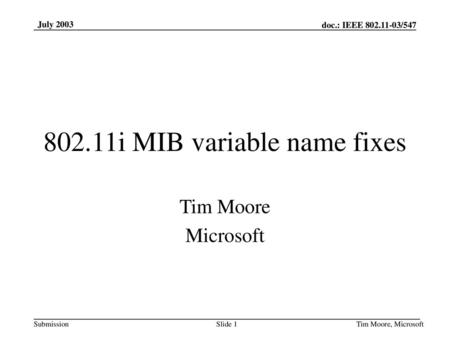 802.11i MIB variable name fixes