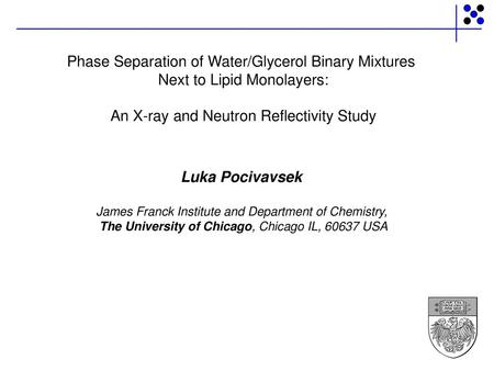 Phase Separation of Water/Glycerol Binary Mixtures