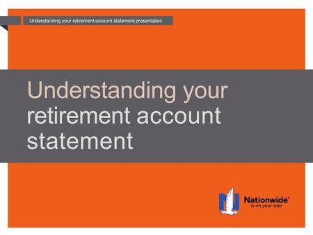 Understanding your retirement account statement