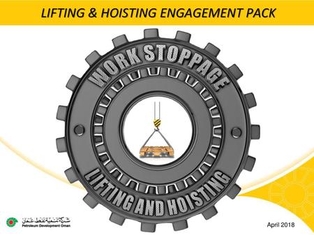 LIFTING & HOISTING ENGAGEMENT PACK