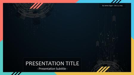 - Presentation Subtitle -