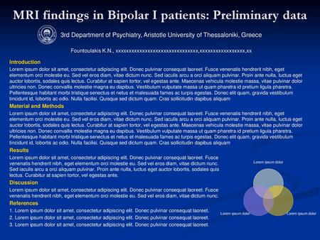 MRI findings in Bipolar I patients: Preliminary data