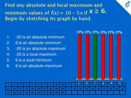 -20 is an absolute minimum 6 is an absolute minimum