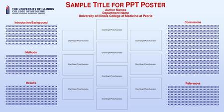 SAMPLE TITLE FOR PPT POSTER