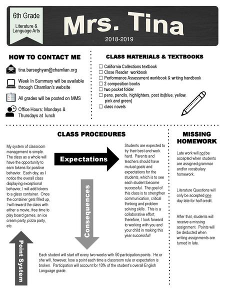 CLASS MATERIALS & textbooks