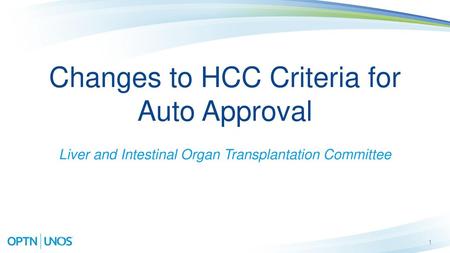 Changes to HCC Criteria for Auto Approval