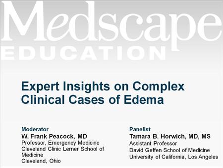 Expert Insights on Complex Clinical Cases of Edema