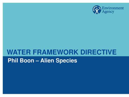 WATER FRAMEWORK DIRECTIVE