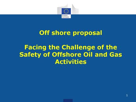 EU action after Deepwater Horizon accident - Gulf of Mexico – April 2010