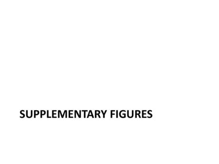 Supplementary figures