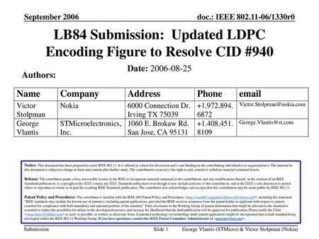 LB84 Submission: Updated LDPC Encoding Figure to Resolve CID #940