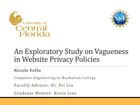 An Exploratory Study on Vagueness in Website Privacy Policies