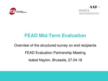 FEAD Mid-Term Evaluation