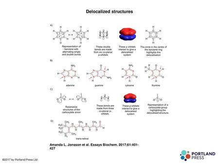 Delocalized structures