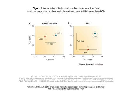 Figure 1 Associations between baseline cerebrospinal fluid